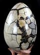 Septarian Dragon Egg Geode - Crystal Filled #37454-4